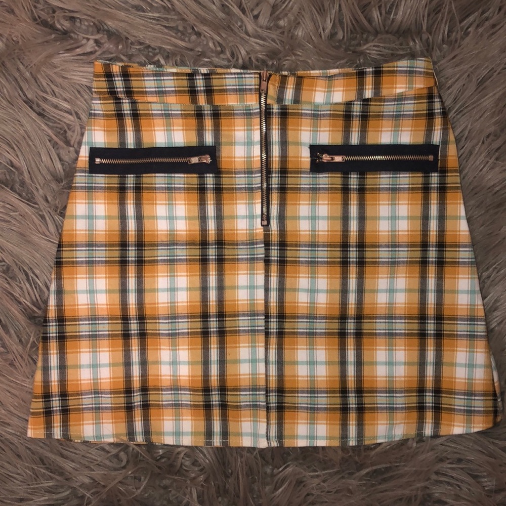 Plaid Fashion Nova Mini Skirt